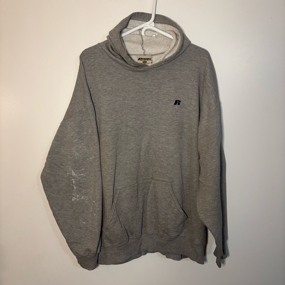 Russell Athletic Gray Sweatshirt Pullover Hoodie